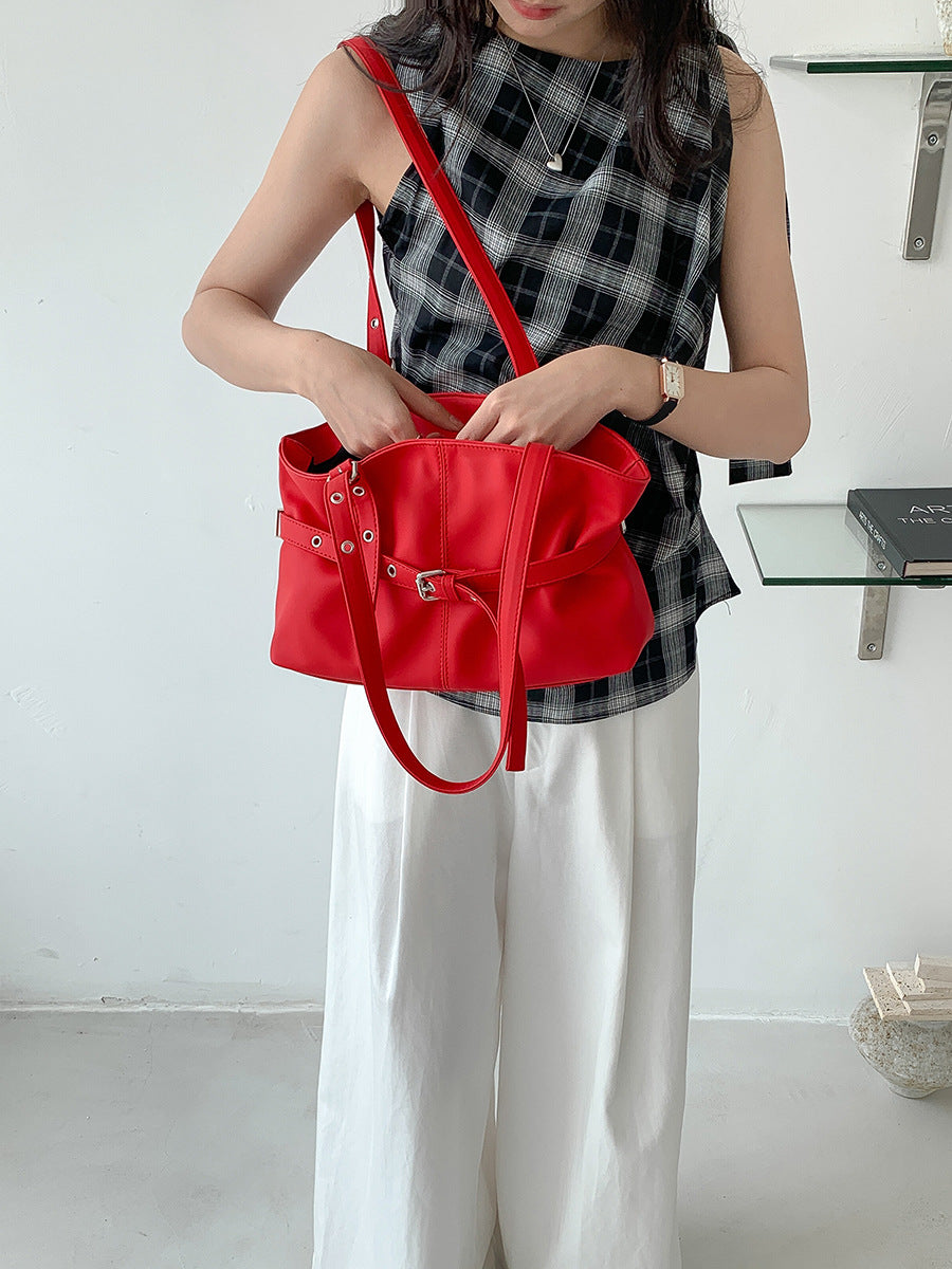Women's Single Large Capacity Commuting Fashion Minimalist Shoulder Bags