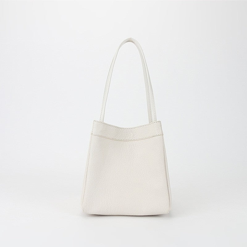 Women's Goat Leather Simple Fashion Genuine Handbags