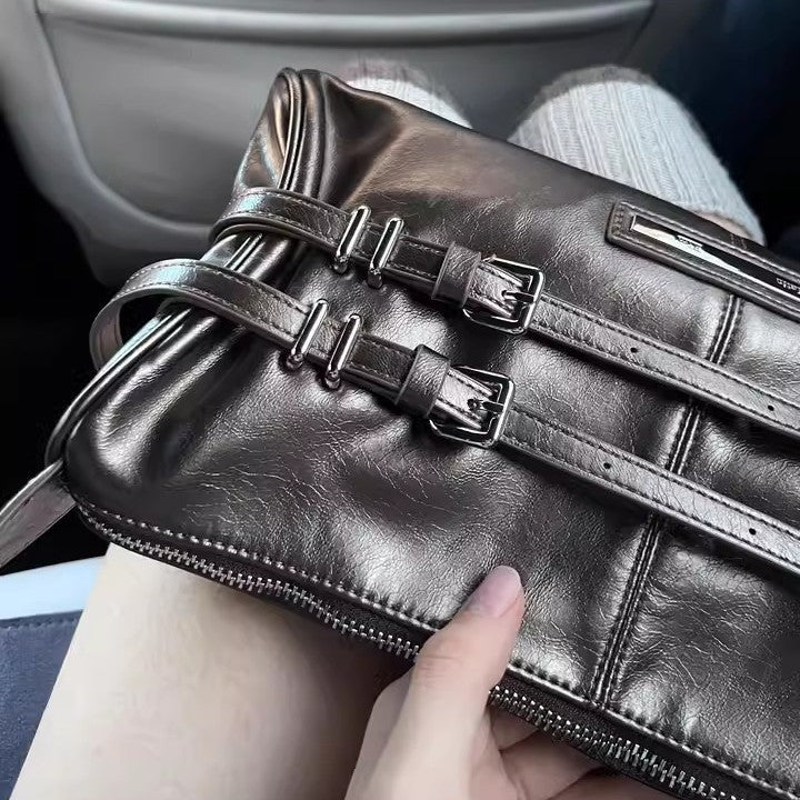 Women's Cool Innovative Niche Pleated Underarm Armpit Bags