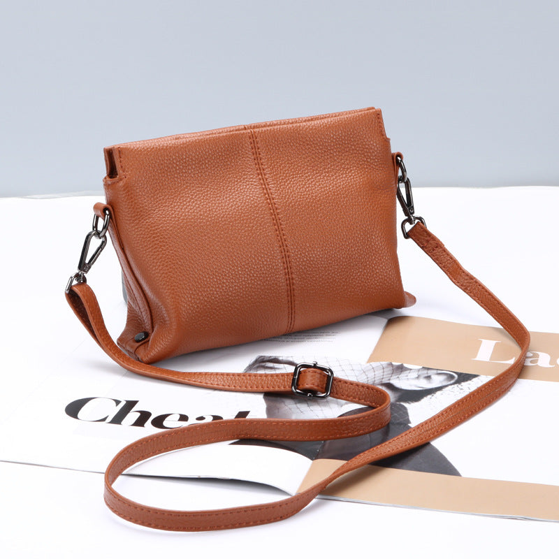 Women's Cowhide Fashion Texture Soft Leather Crossbody Bags