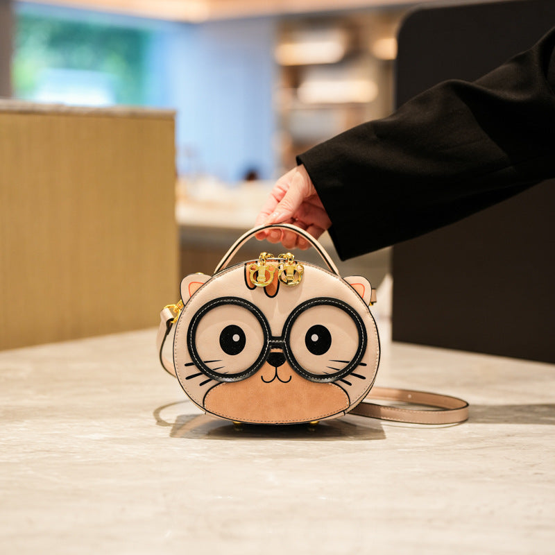 Cartoon Design Cat Style Street Trendy Bags