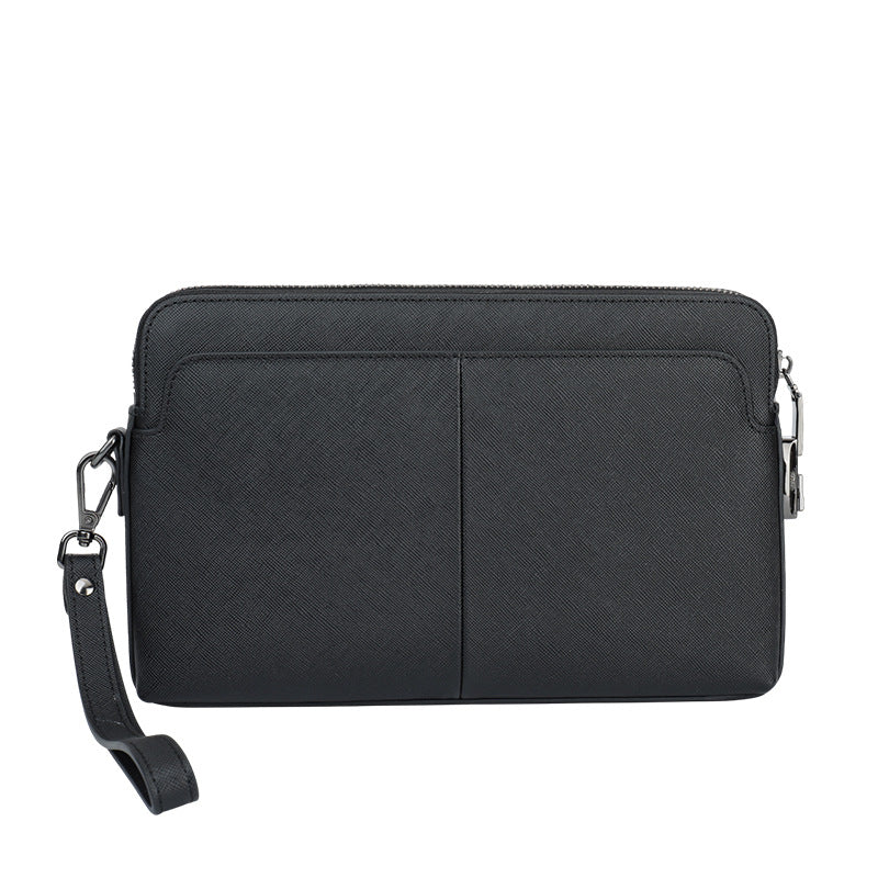 Men's Clutch Envelope Business Commute Layer Cowhide Bags