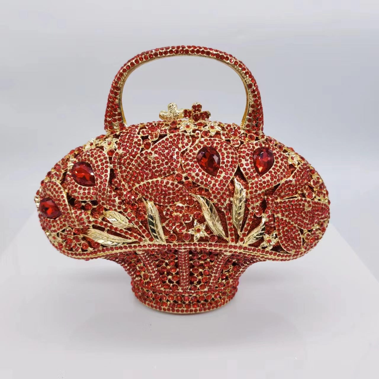 Women's Attractive Diamond Banquet Full Clutch Evening Bags