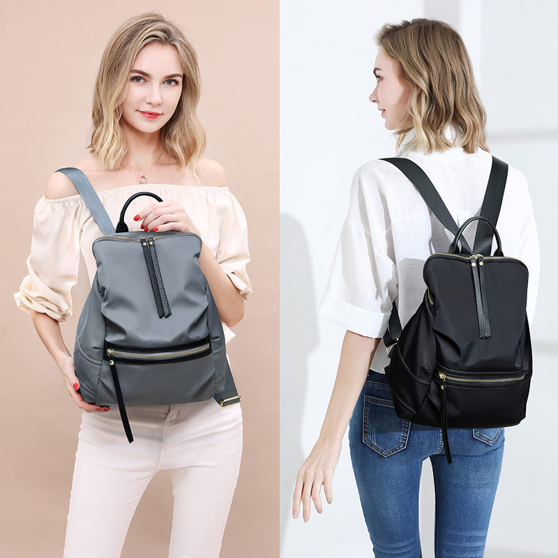 Women's Canvas Oxford Cloth Korean Style Versatile Backpacks