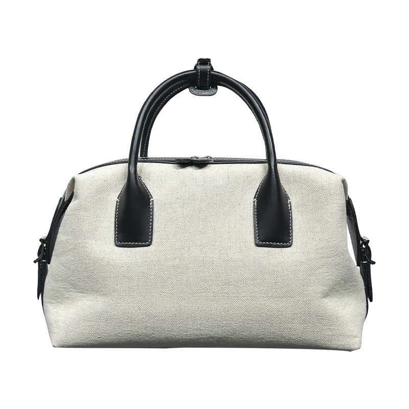 Women's High-grade Light Luxury Linen Contrast Color Bags