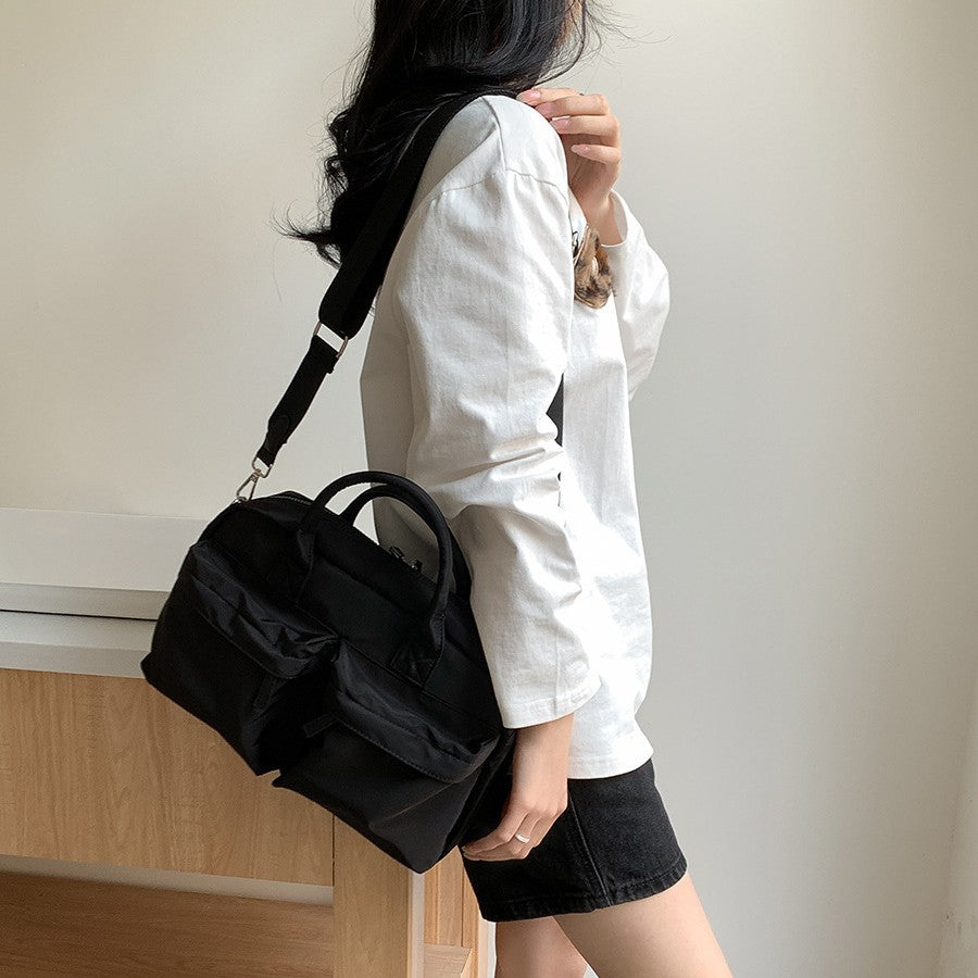 Women's Nylon Simple Large Capacity Commuter Crossbody Bags