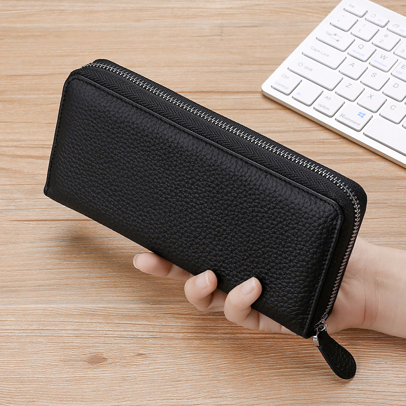 Women's & Men's & Multifunctional Leather Large Capacity Clutches Ladies Wallets