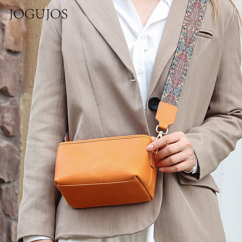 Women's Genuine Leather Large Capacity Horizontal High-grade Shoulder Bags