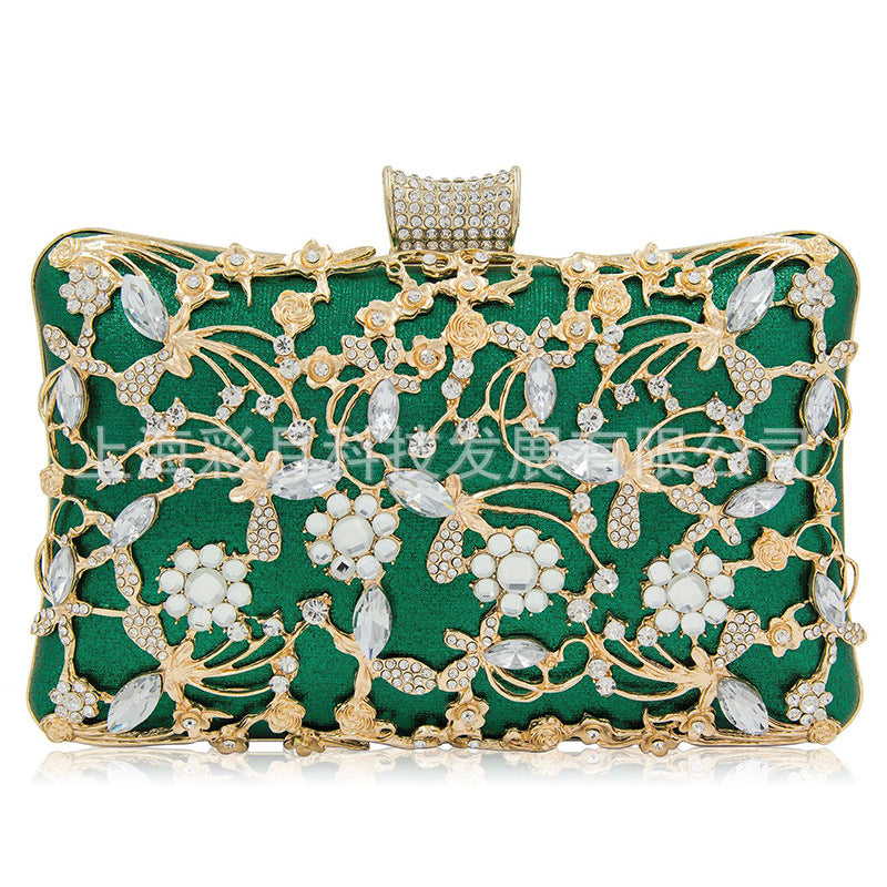 Women's Colorful Moon Hand Hollow Will Be Banquet Evening Bags