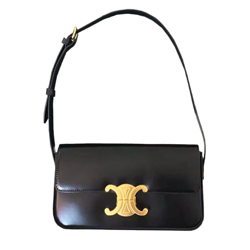 Women's Old Pattern Arc Printed Underarm Early Shoulder Bags
