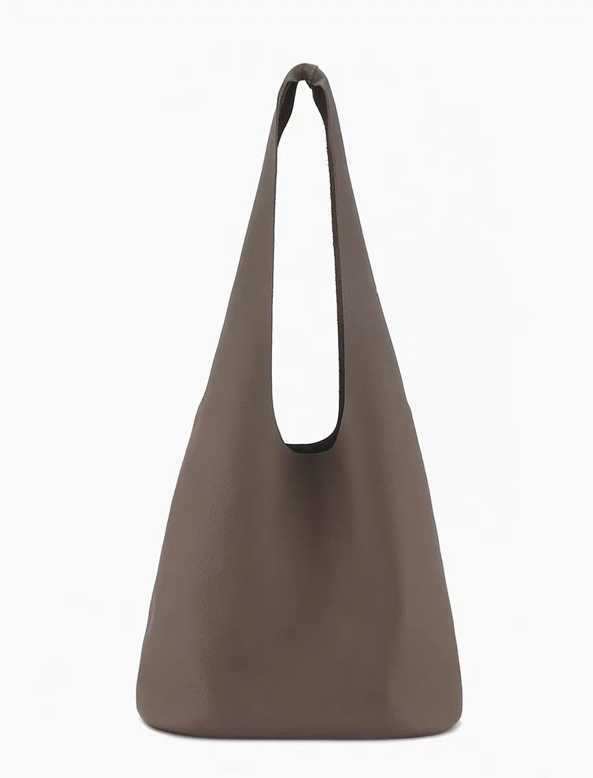 Niche Nun Layer Cowhide High-grade Leather Shoulder Bags