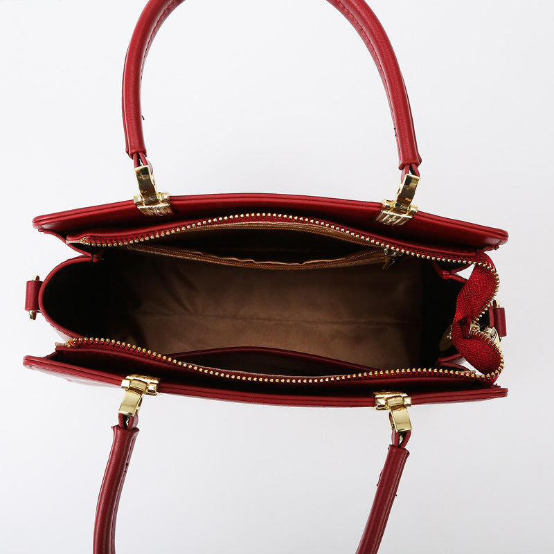Women's Style Embroidery High-grade Light Luxury Large Capacity Handbags