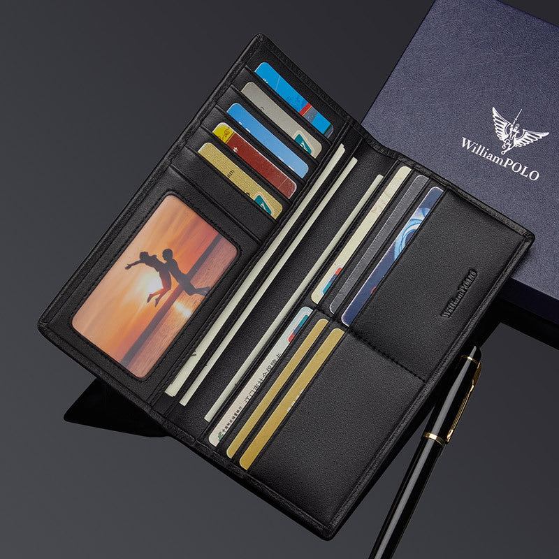 Men's Genuine Leather Short Simple First Layer Cowhide Men's Wallets