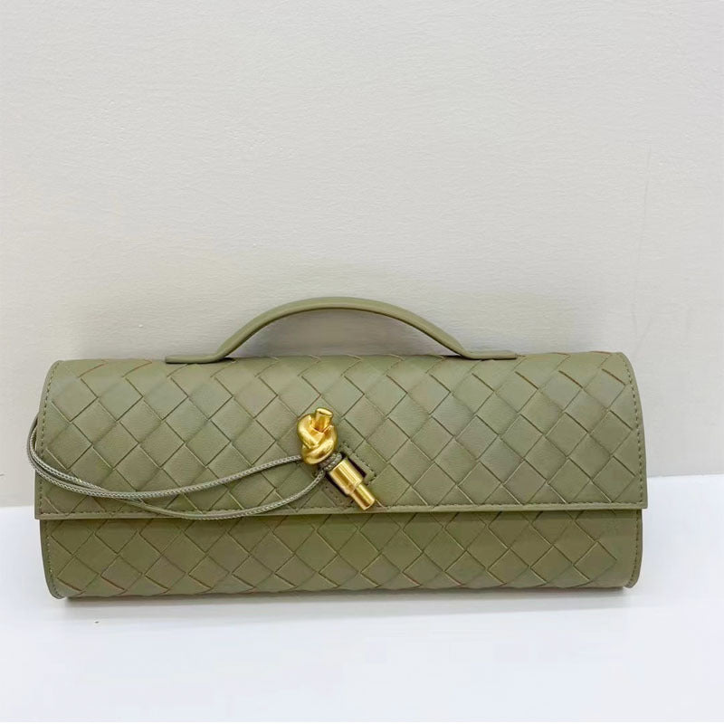 Women's Fashion Trendy Genuine Leather Hand-held Release Handbags