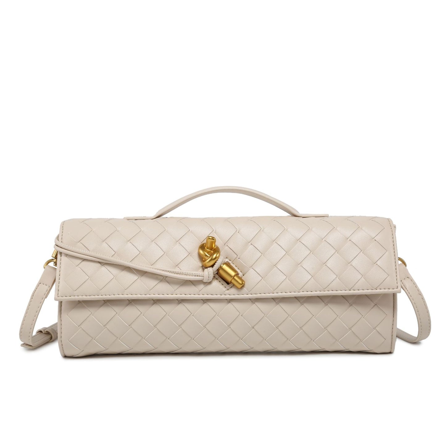 Woven Dinner Clutch Fashion Long Bolt Bags