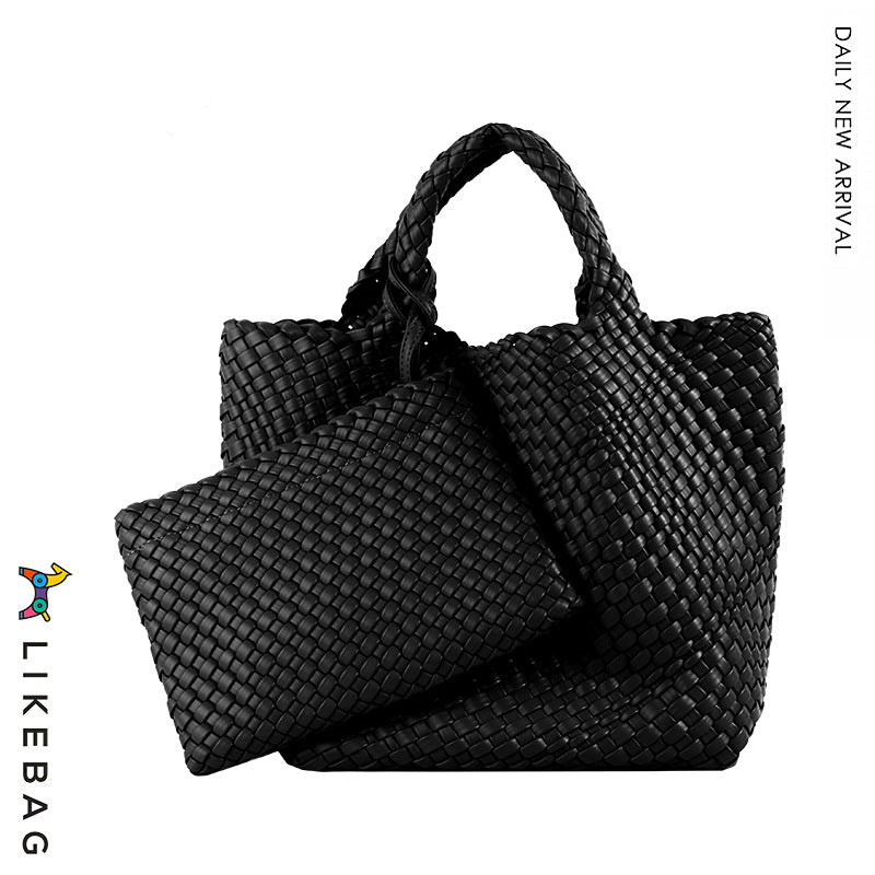 Business Commute Woven Large Capacity Trendy Handbags