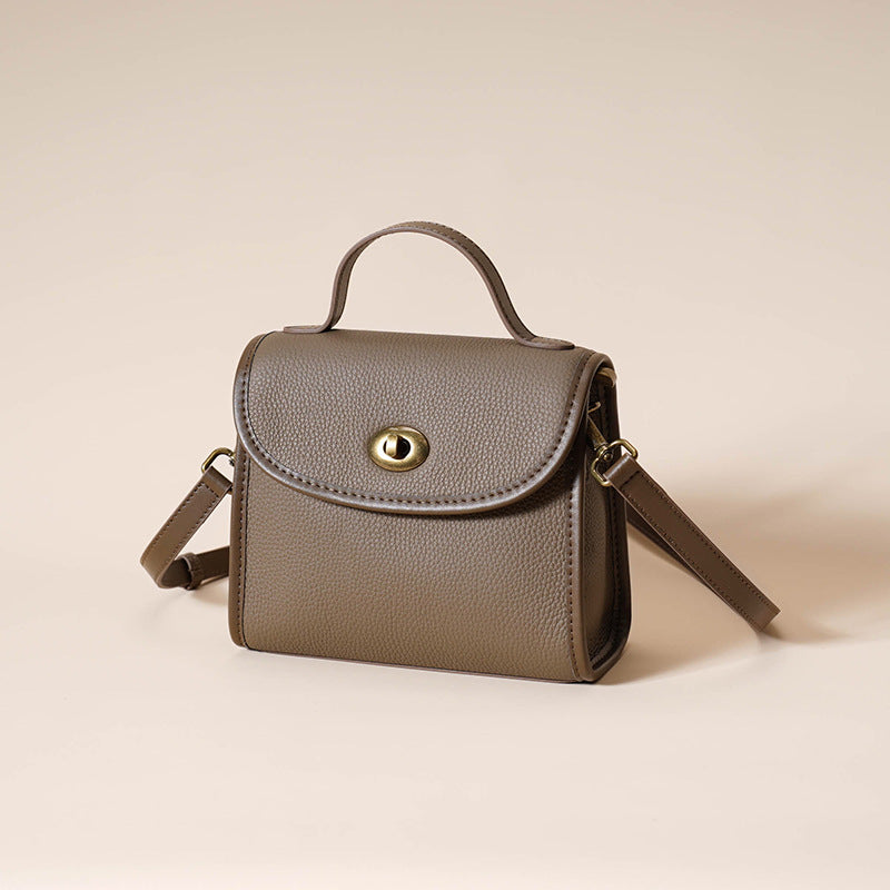 Women's Trendy Genuine Leather Fashionable High-grade Portable Shoulder Bags