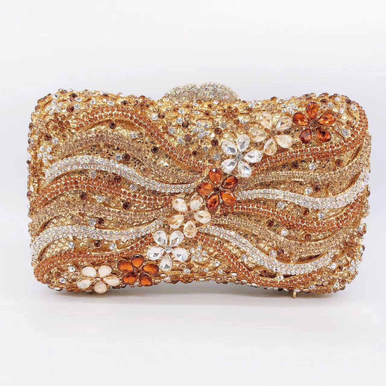 Women's Wei Mermaid Order Diamond Hollow Rhinestone Evening Bags