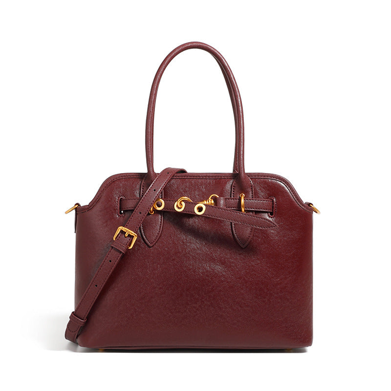 Women's Genuine Leather Large Capacity Underarm Niche Retro Crossbody Bags