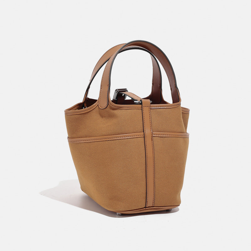 Women's Spring Canvas Vegetable Basket Classic Fashionable Crossbody Bags
