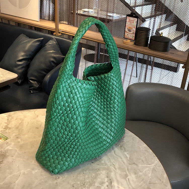 Woven Large Capacity Totes High-grade Vegetable Basket Bags