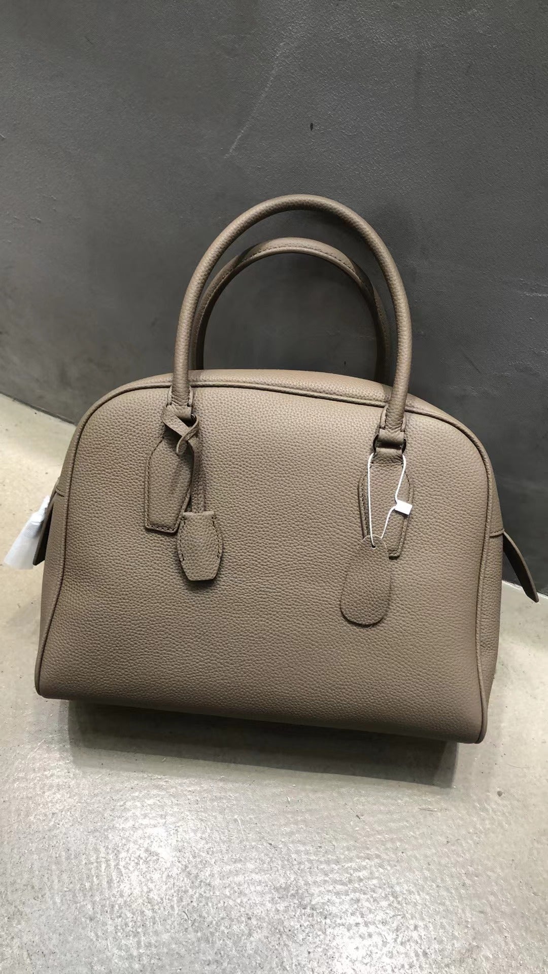 Women's Leather Surface Large Capacity Boston Pillow Shoulder Bags