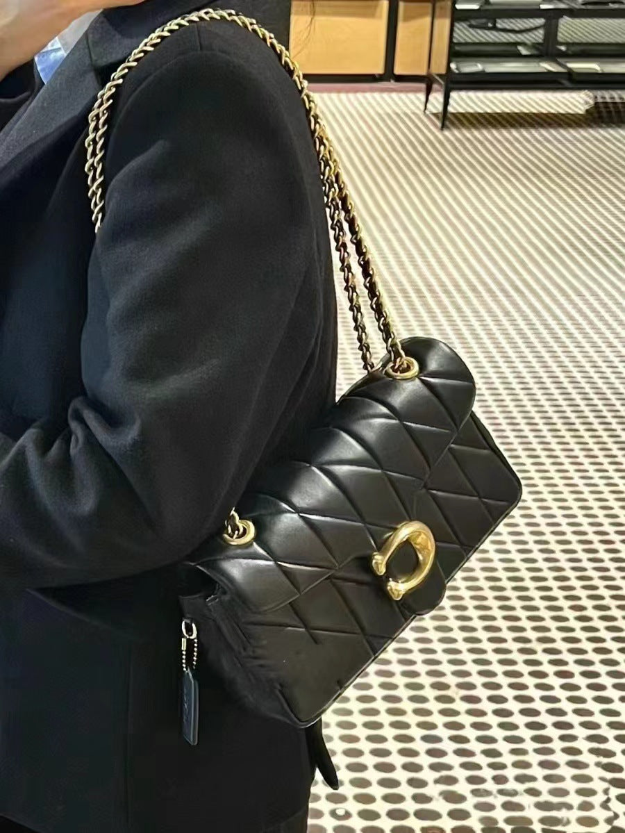 Creative Rhombus Sheepskin Chain Dionysian Underarm Crossbody Bags
