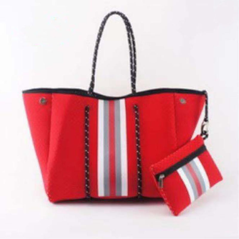 Neoprene Beach Printing Weekend Portable Seaside Handbags