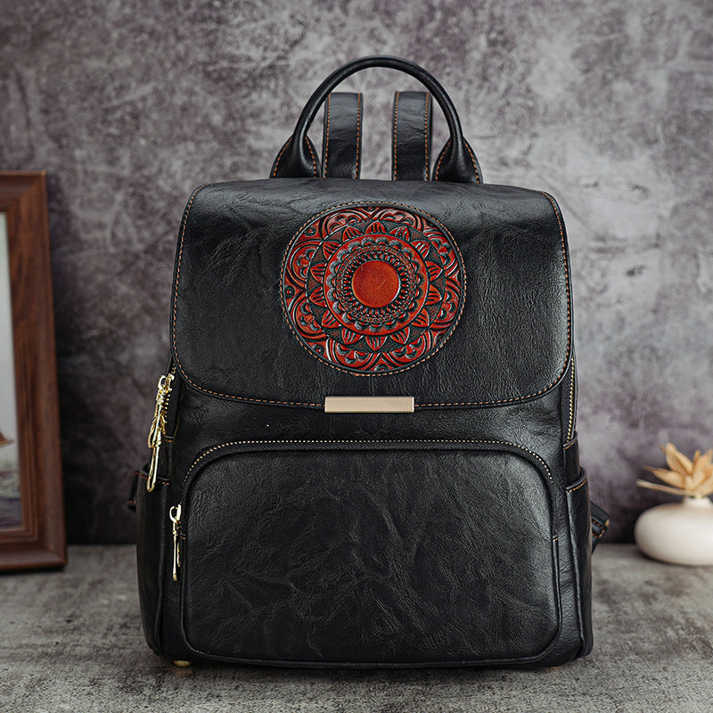 Innovative Women's Fashion Artistic Large Capacity Backpacks