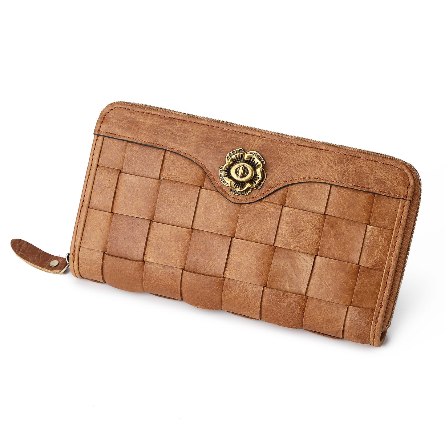 Women's & Men's & Woven Business Zipper Fashion Long Ladies Wallets