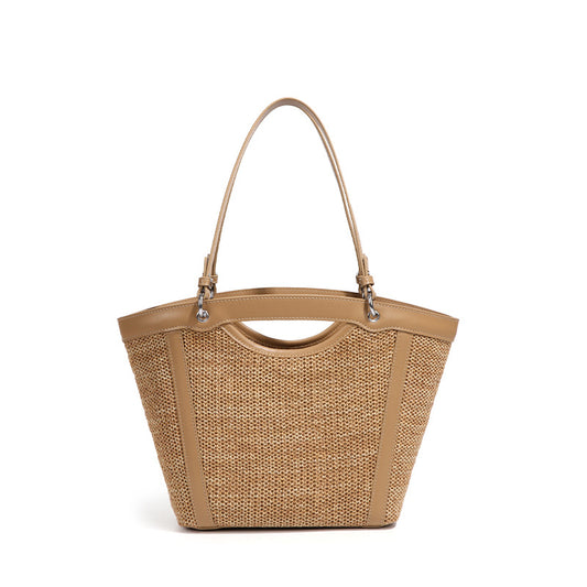 Women's Vacation Beach Straw Basket Fashion Underarm Handbags