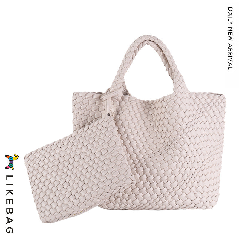 Business Commute Woven Large Capacity Trendy Handbags