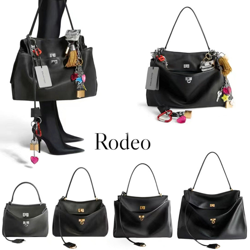 Women's Version Smooth Calfskin Portable Underarm Leisure Shoulder Bags