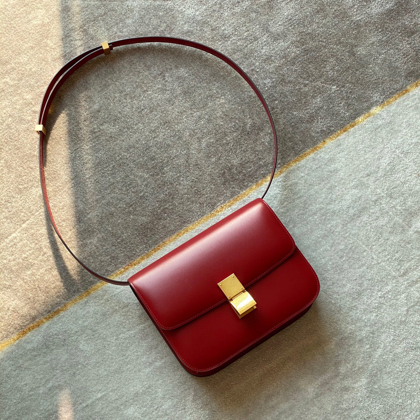 Women's Genuine Leather Tofu Stewardess Retro Simple Shoulder Bags