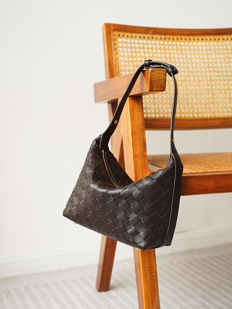 Women's Woven Advanced Lunch Box Underarm Popular Handbags