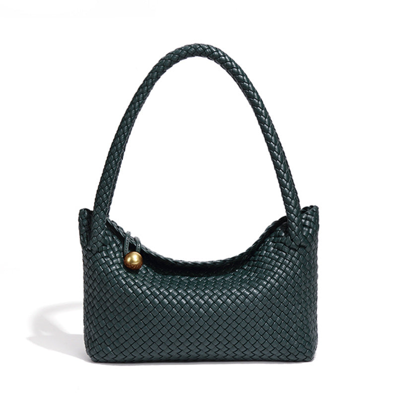 Capacity Commuter High-grade Woven Portable Soft Shoulder Bags