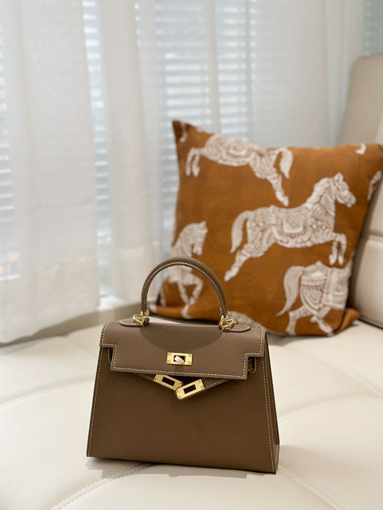 Women's Print Cowhide Kelly Dream Pink Purple Shoulder Bags