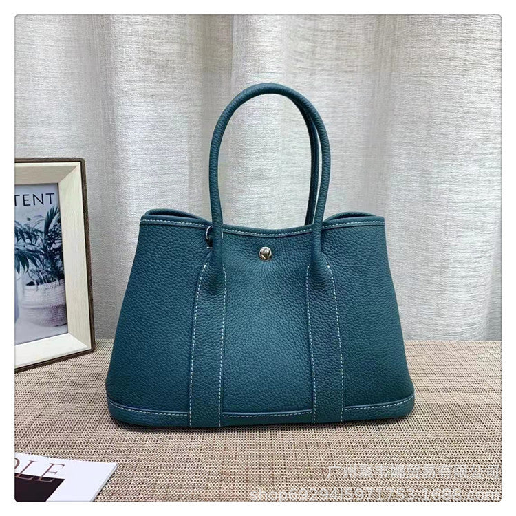 Women's Garden Layer Cowhide Fashionable Bridal Large Handbags
