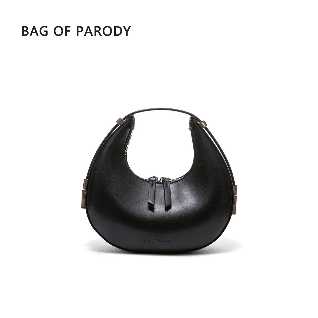 Women's Wedding High Sense Bridal Portable Soft Bread Handbags