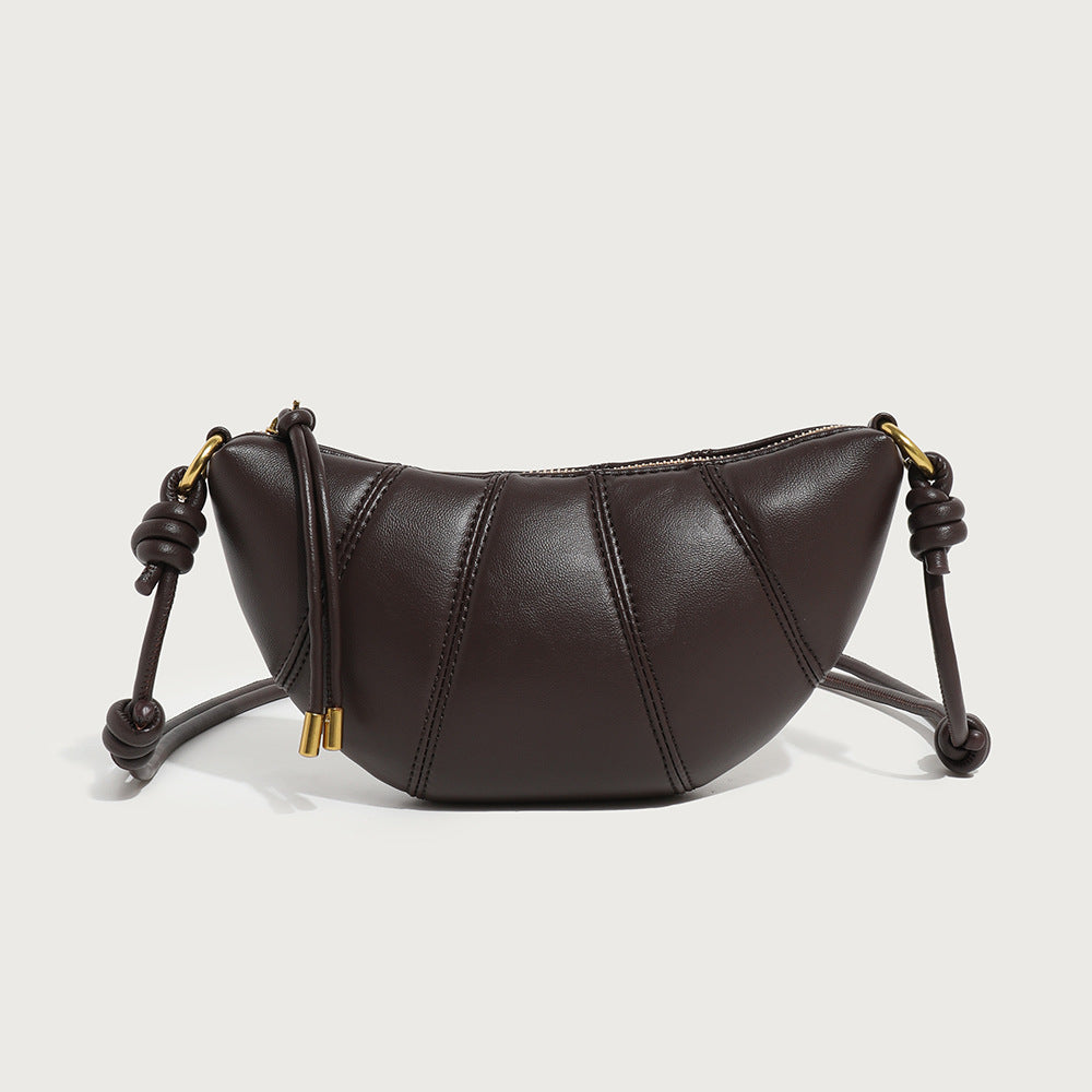 Women's Retro Dumpling Minority Fashion Croissant Crossbody Bags