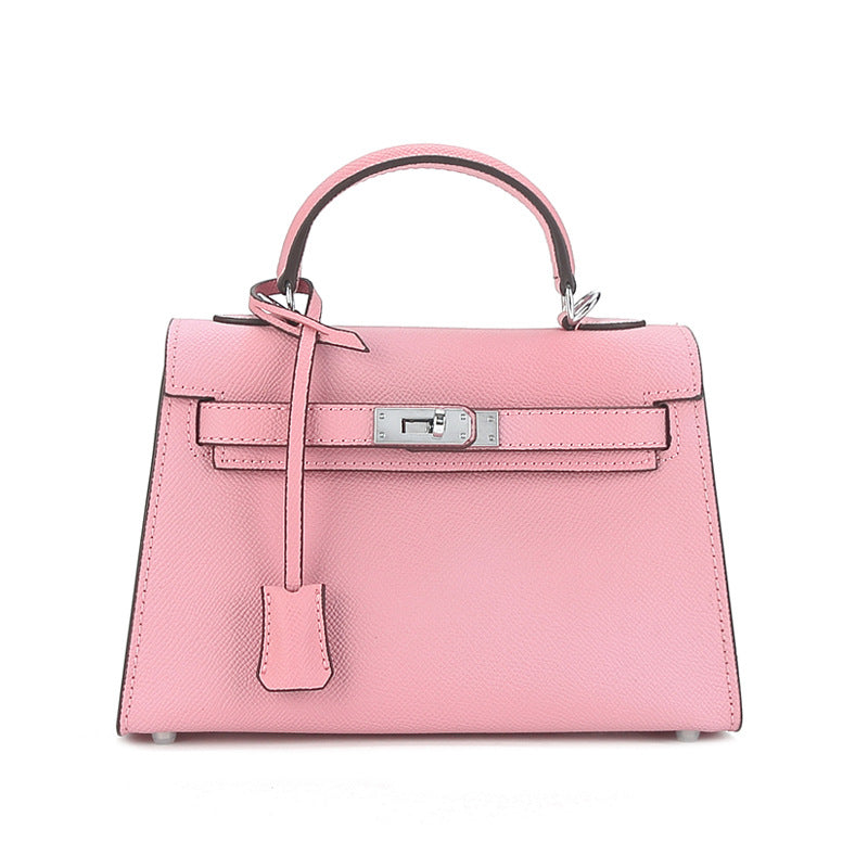Sier Hardware Palm Pattern Second Generation Kai Mini Shoulder Bags