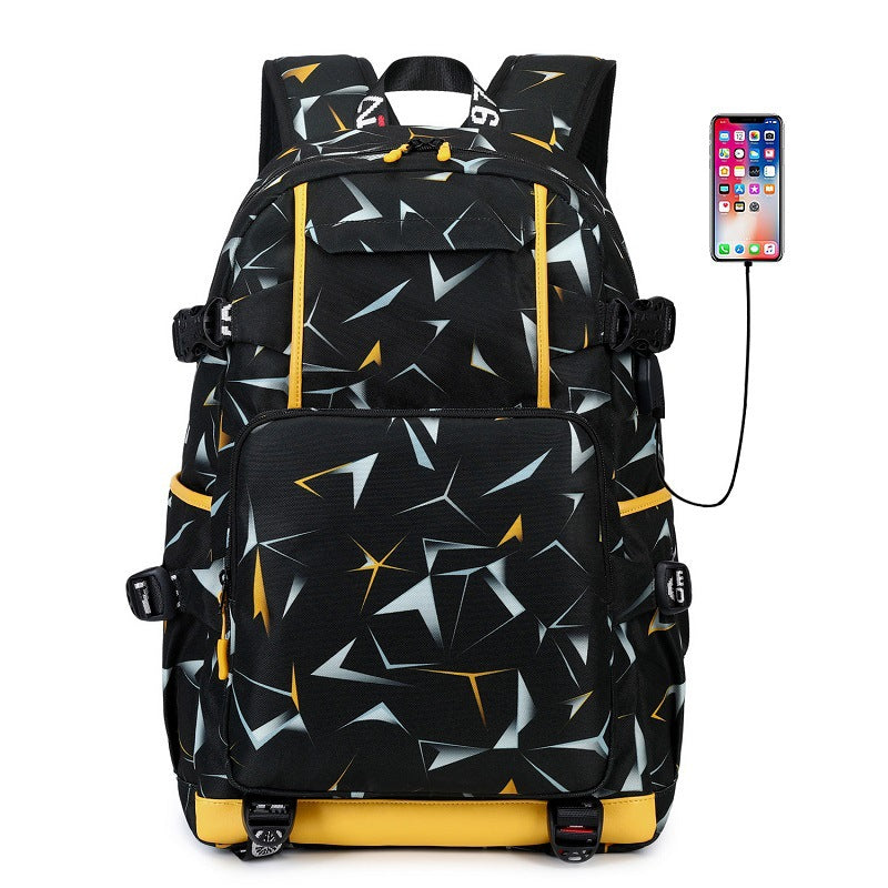 Printable Cartoon Junior High Printed Fashion Backpacks