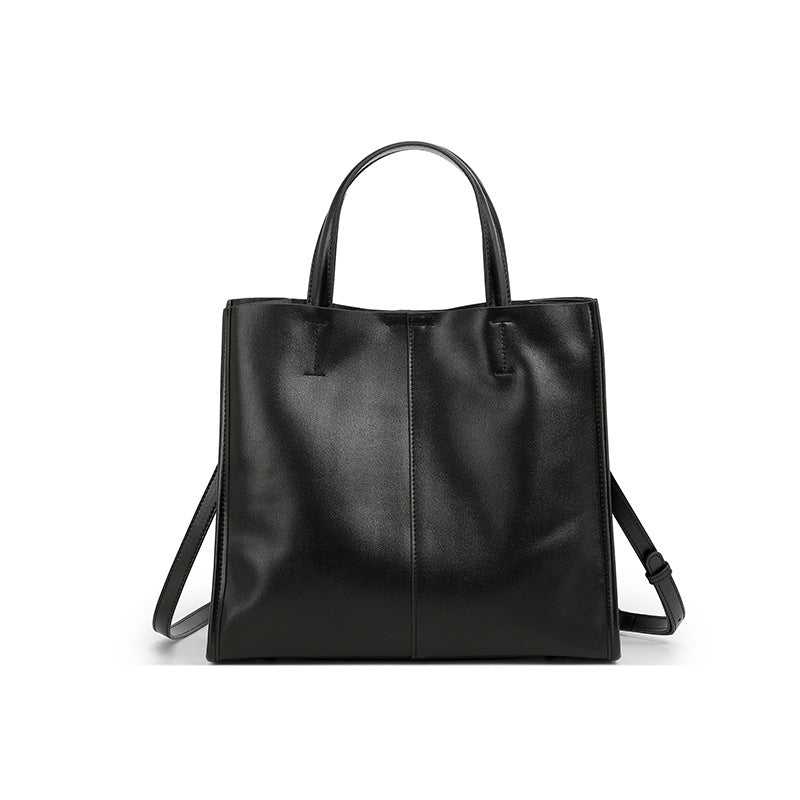 Vintage Top Layer Cowhide One Genuine Handbags