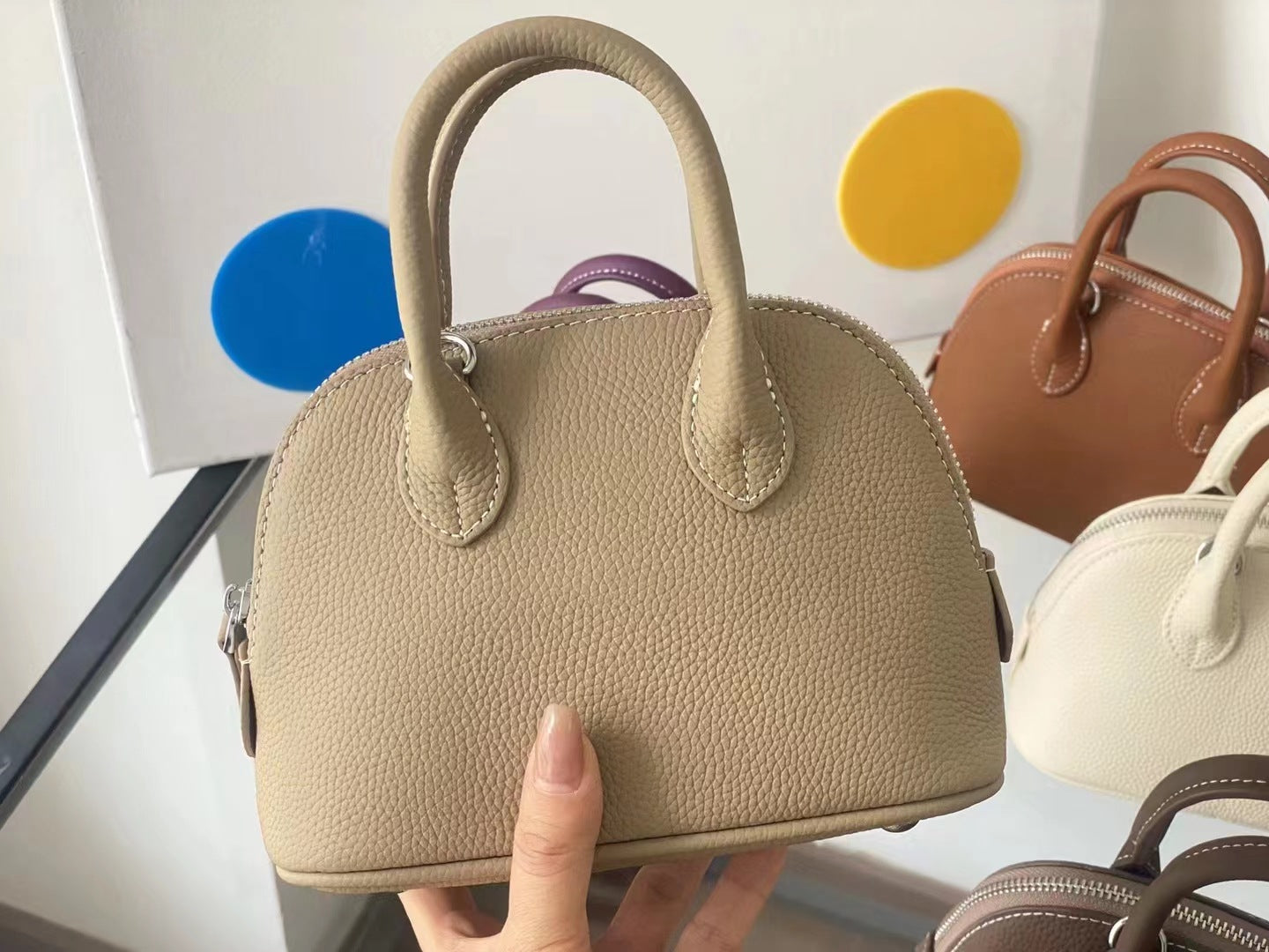 Women's & Men's Layer Cowhide Pure Leather Classic Versatile Fashion Men's Bags