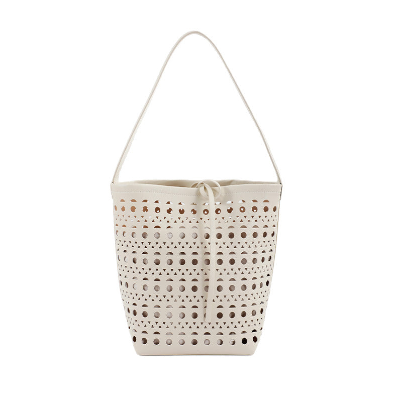 Women's Large Capacity Summer Niche Hollow Design Shoulder Bags