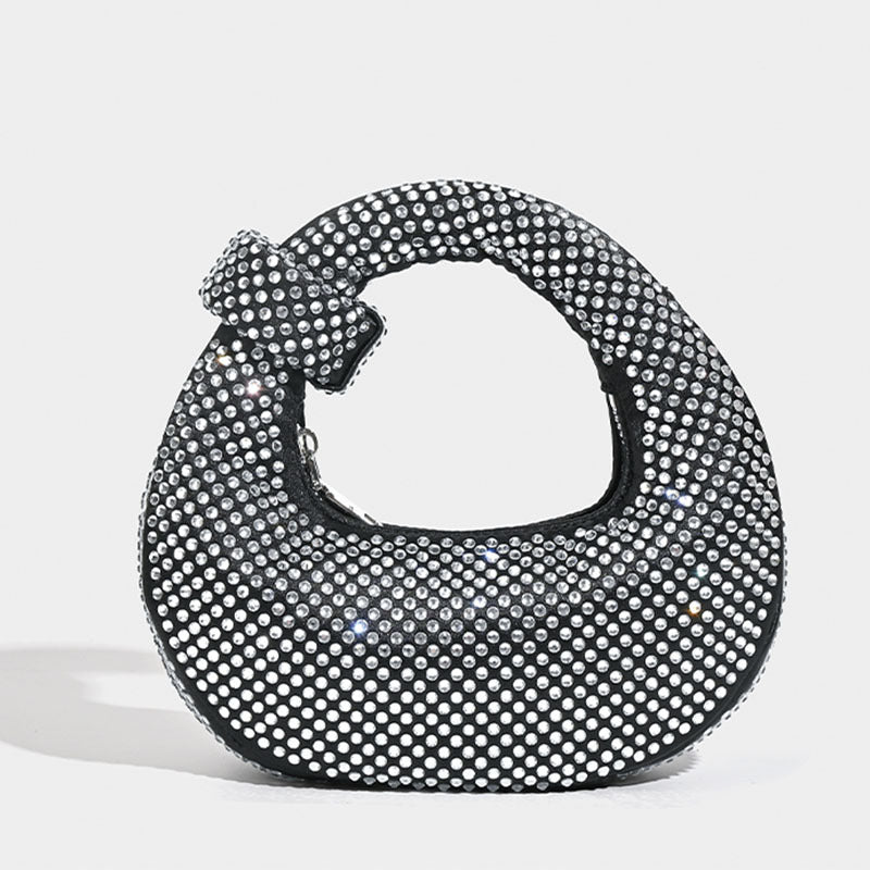Design Full Diamond Dumpling Female Dinner Evening Bags