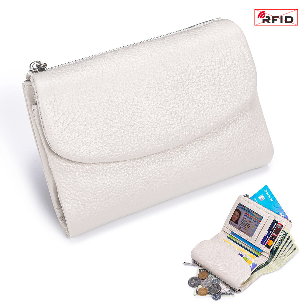 Women's Fashion Short Soft Textured Large Capacity Ladies Wallets