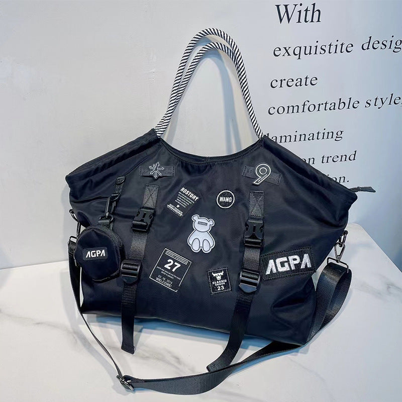 Big Waterproof Nylon Mesh Simple Large Capacity Shoulder Bags