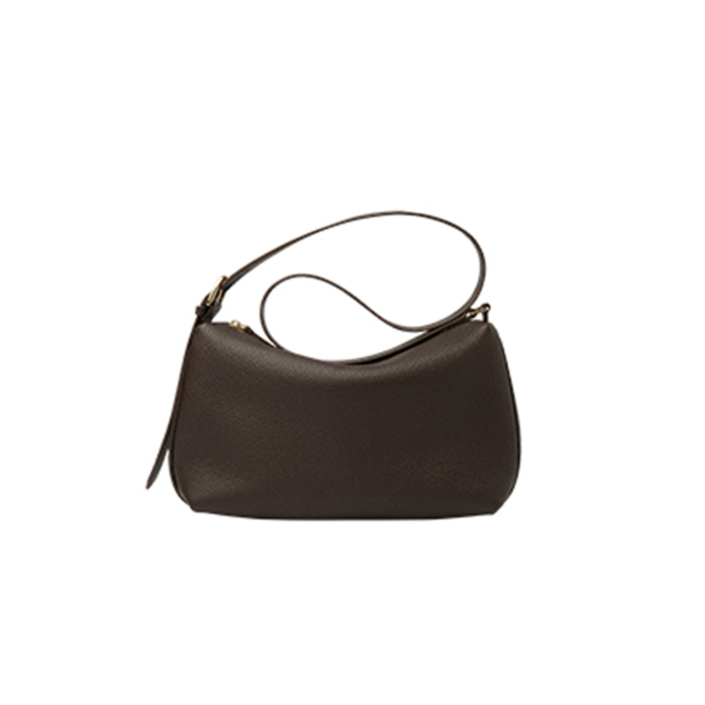 First Layer Cowhide Moon Underarm Minority Simple Shoulder Bags