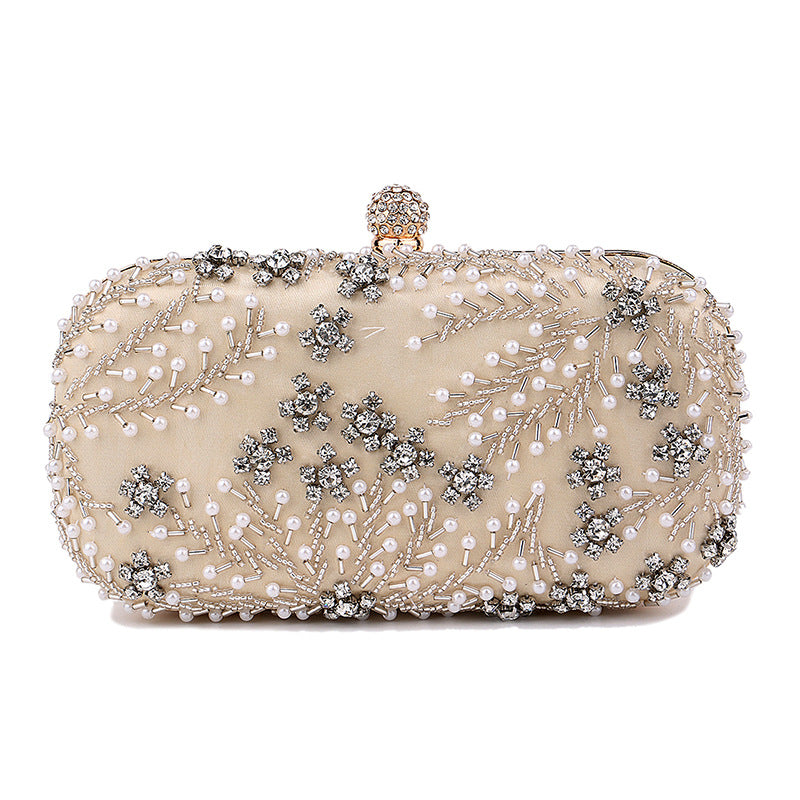 Women's Embroidered Dinner Dress Banquet Clutch Evening Bags